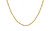 14k Gold Diamond Cut Bar Chain Necklace 1.00mm 24 Inches