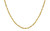 14k Gold Diamond Cut Bar Chain Necklace 1.10mm 20 Inches