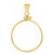 14k Gold $10.00 Dollar Liberty Coin Bezel Screw Top