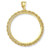 14k Gold $20.00 Dollar Liberty Rope  Bezel 4 Prong