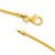 14k Gold 2.5mm Round Omega Necklace 18 Inches