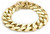 14k Yellow Gold Hand Made Bracelet 19.8mm Wide And 8.5 "