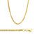 14k Yellow Gold 2mm Round Box Chain Necklace 20 Inches