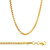 14k Yellow Gold 2.5mm Round Box Chain Necklace 26 Inches