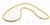 14k Yellow Gold 3.5mm Round Box Chain Necklace 16 Inches