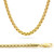 14k Yellow Gold 5mm Round Box Chain Necklace 28 Inches