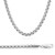 14k White Gold 5mm Round Box Chain Necklace 16 Inches