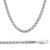 14k White Gold 5mm Round Box Chain Necklace 18 Inches