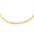18k Yellow Gold rolo (cable ) Link Chain 2.4mm 16 Inches