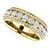 2.00 ct. Diamond Three-Row Eternity Band in 18K Gold