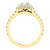 14k Yellow gold Elegant 1/2 Carat  Round Diamond Wedding Set