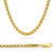 10k Yellow Gold 5mm Round Box Chain Necklace 24 Inches