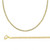 14K Yellow Gold 2mm Open Curb Link Chain 20 Inches