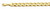 14k Gold 15.5mm Flat Curb Chain 20 Inches