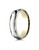 18 Kt Gold and Platinum Two Tone Wedding Band 6mm