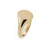 14k Gold Men's Oval Signet Ring 10mmx 8mm Open Back