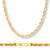 10K Gold 6.00 Mm Diamond Cut Rope bracelet 8 Inches