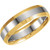 14kt Yellow Trim & 14kt White 6mm Two-Tone Comfort Fit Band