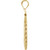 14k Gold 1/4 oz Canadian Maple Leaf  Screw Top Rope Bezel