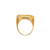 18k Gold Mens Diamond Coin Ring With A 22k 2 1/2 Peso