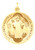 14k Gold 18.0mm Round Saint Benedict Medal 14k Gold 18.0mm Round Saint Benedict Medal