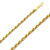 14K Yellow Gold 5mm Hollow Rope Chain 22 Inches