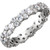 1  3/4 ct. Diamond  Eternity band 3.5mm in 14k White gold