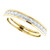 2.00  ct. Princess Cut Diamond  Eternity Band 3mm in 18k Yellow gold