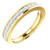 2.00  ct. Princess Cut Diamond  Eternity Band 3mm in 18k Yellow gold