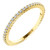 14k Yellow Gold 1.2mm Eternity Anniversary Band 1/4 ctw