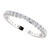 14k White Gold 1.7mm Eternity Anniversary Band 1/2 ctw