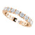 14k Rose Gold 2.7mm Eternity Anniversary Band 1.50 ctw