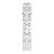 14k White Gold 4mm Eternity Anniversary Band 3.50 ctw