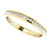 1/2  ct. Diamond Eternity band 2.5mm in 14k Yellow gold