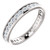 1.00 ct. Diamond Eternity band 3.2mm in 14k White gold