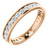 1.25  ct. Diamond Eternity band 3.5mm in 14k Rose gold