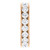 3.25ct. Diamond Eternity band 4.7mm in 14k Rose gold