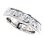 3.75ct. Diamond Eternity band 5mm in 14k White gold