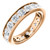 3.75ct. Diamond Eternity band 5mm in 14k Rose gold