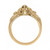 14k Yellow gold Lion Head Diamond Ring