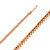 14k Rose Gold Miami Cuban Chain 6.0mm 22 Inches 14k Rose Gold Miami Cuban Chain 6.0mm 22 Inches