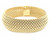 14k Yellow Gold 22mm Mesh Bracelet 7 Inches