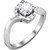 14k White gold 1.25  Carat  Round Diamond Wedding Set