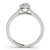 Platinum 1.35 Carat  Marquis cut Halo Engagement Ring