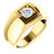 14k Gold Mens   Diamond Ring 0.75