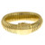 14k Yellow Gold 16mm Domed Magnetic Lock Bracelet 8.0"