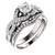 18k White Gold 1.50ct. Diamond Wedding Set