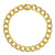 18k Gold 17.5mm link Necklace 18 Inches