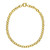 18k Gold 10.5mm Oval link Necklace 16.5 Inches