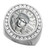 Platinum Mens Diamond Coin Ring With a Platinum 1/10 Oz American Eagle